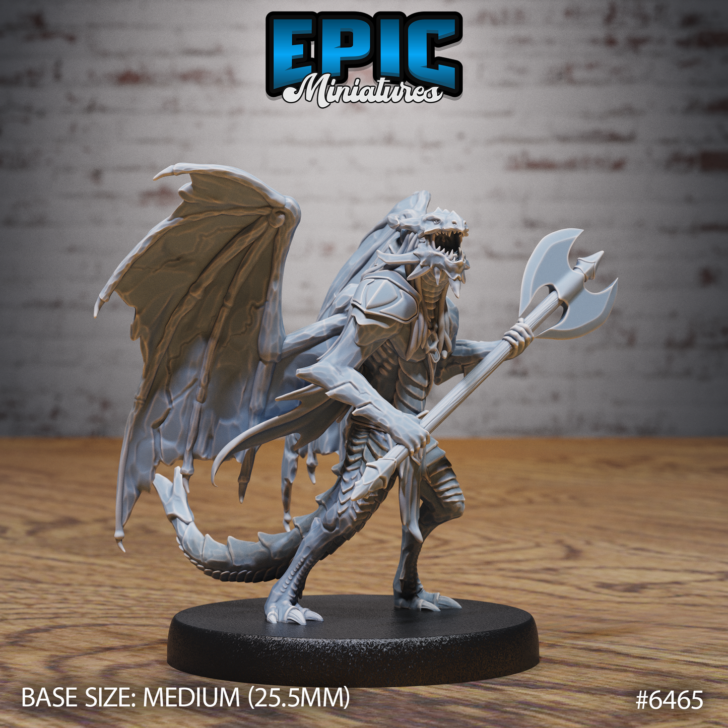 Draconic Demon, Sapphire (3 Variants Available) - Epic Miniatures