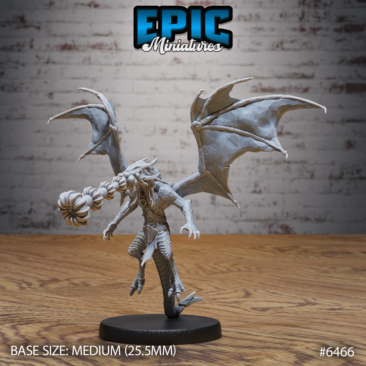 Draconic Demon, Sapphire (3 Variants Available) - Epic Miniatures