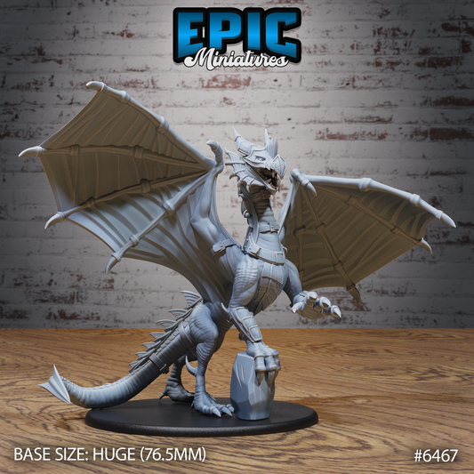 Armoured Dragons, Set 2 (3 Variants Available) - Epic Miniatures