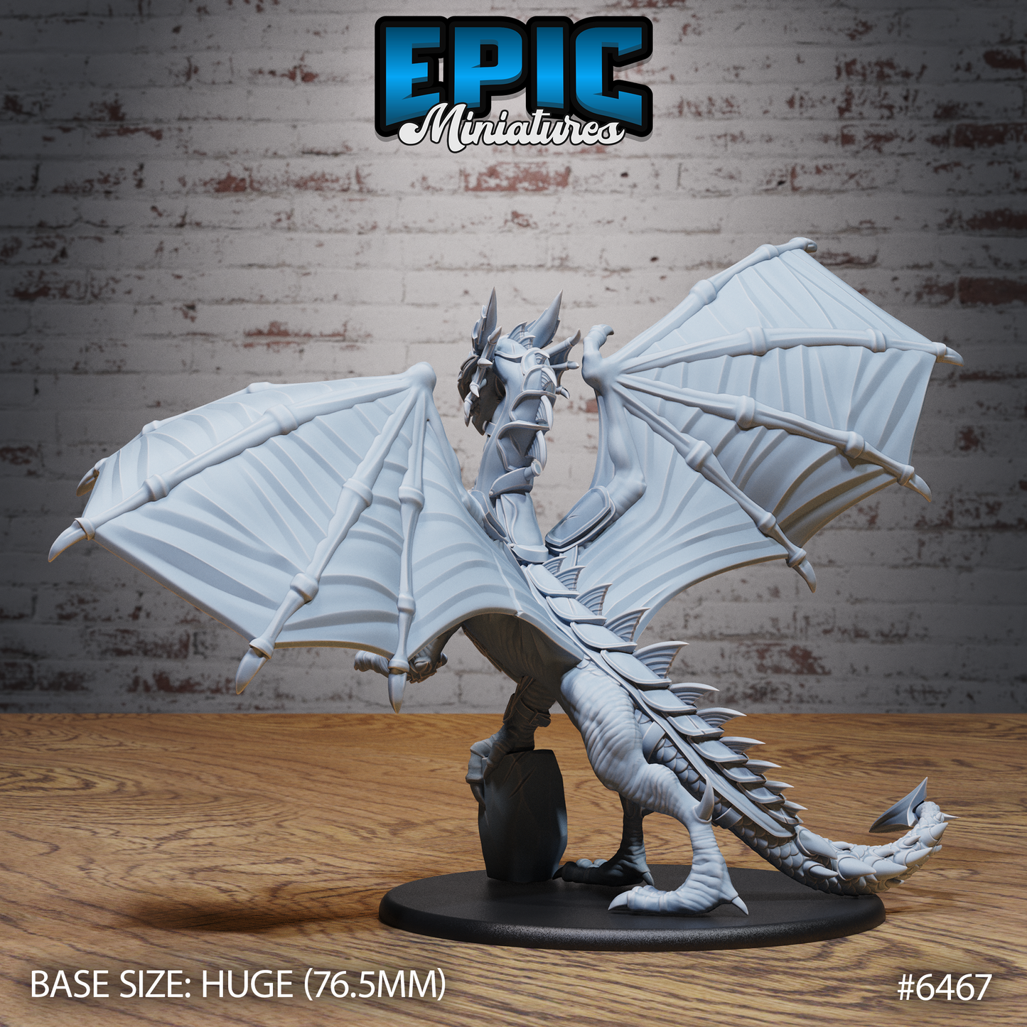 Armoured Dragons, Set 2 (3 Variants Available) - Epic Miniatures