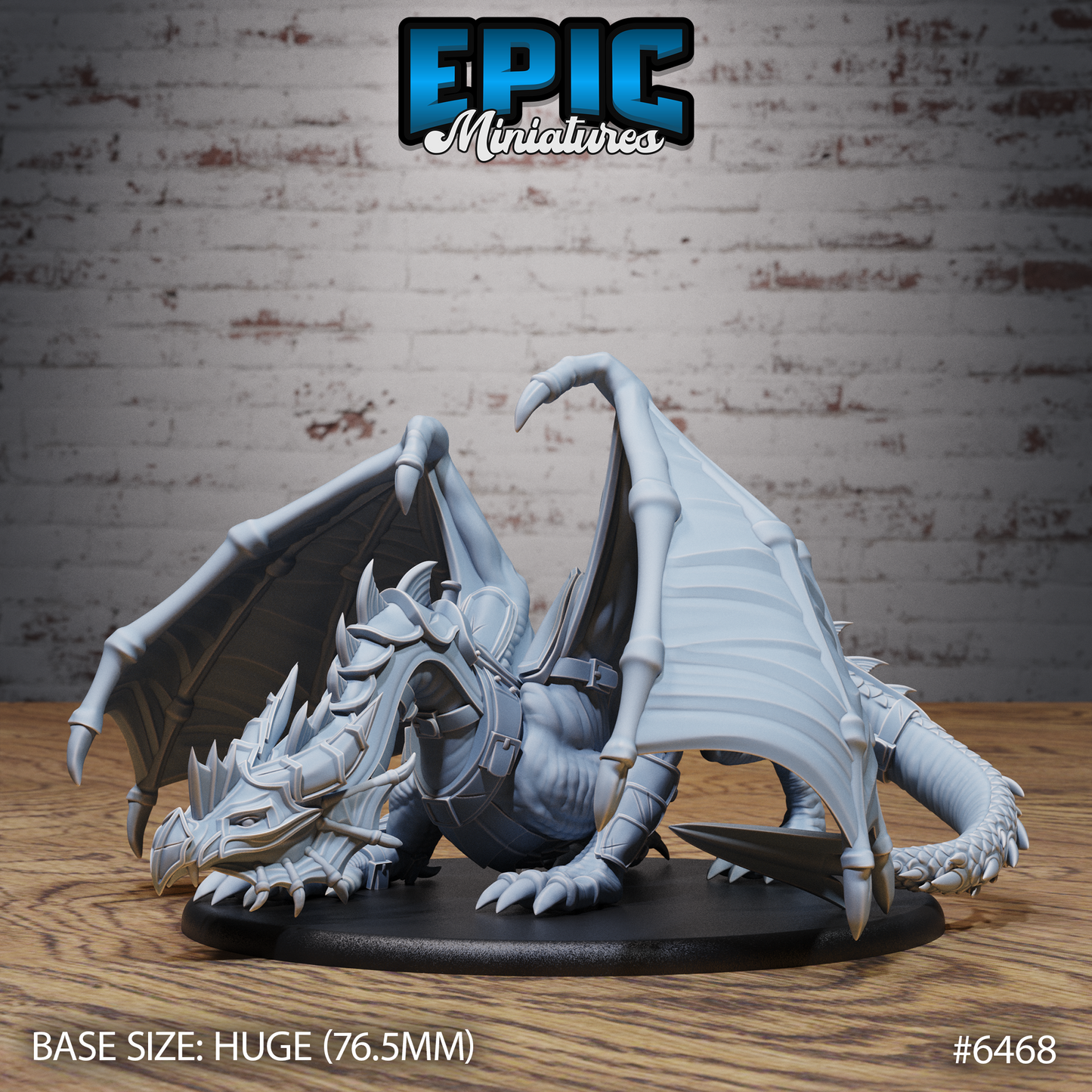 Armoured Dragons, Set 2 (3 Variants Available) - Epic Miniatures