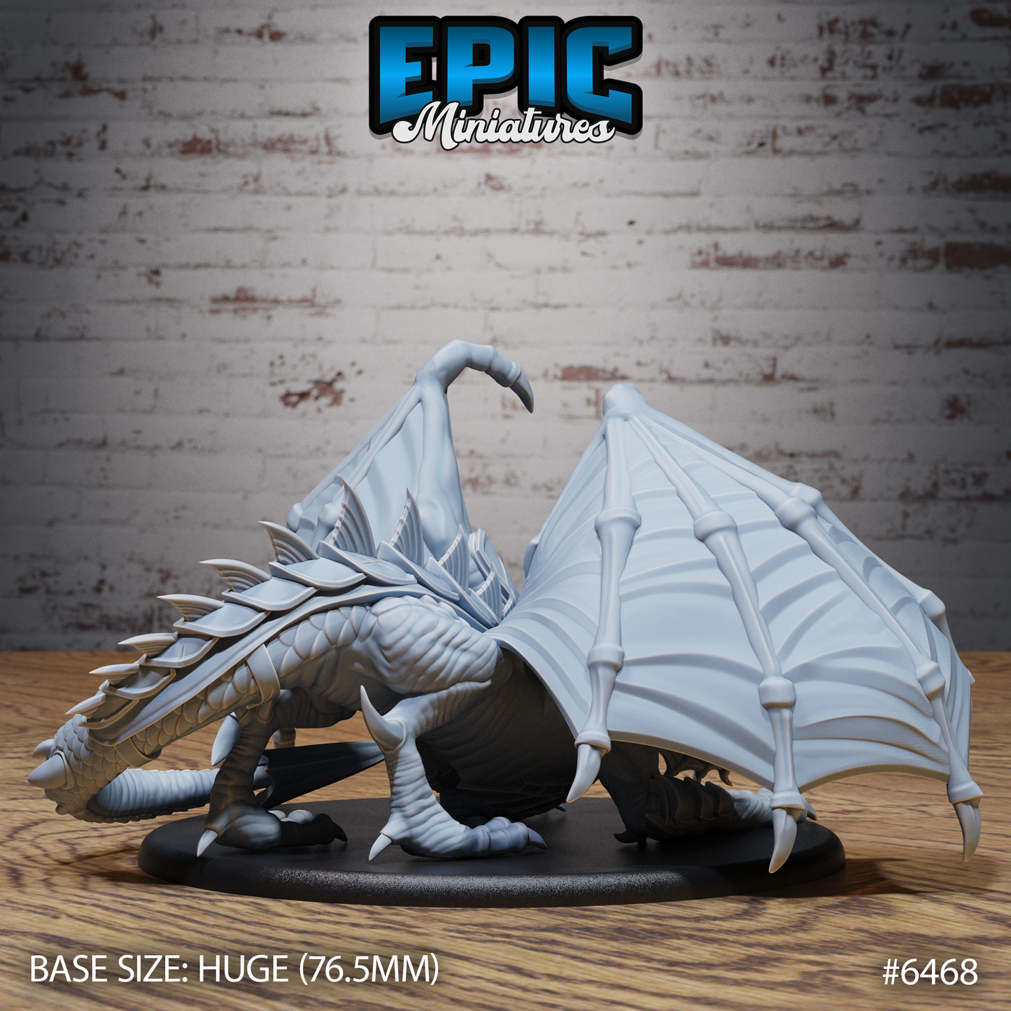 Armoured Dragons, Set 2 (3 Variants Available) - Epic Miniatures
