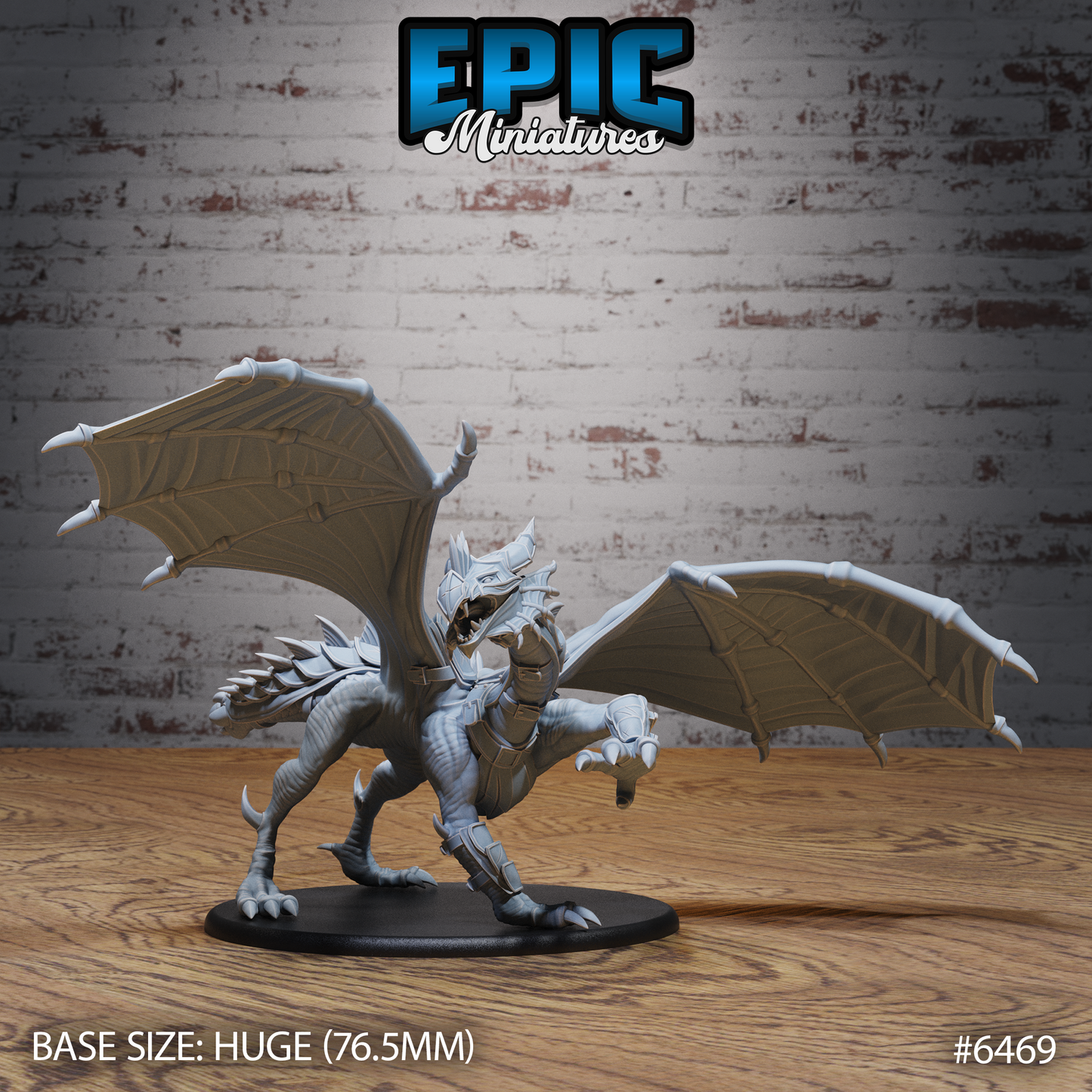 Armoured Dragons, Set 2 (3 Variants Available) - Epic Miniatures
