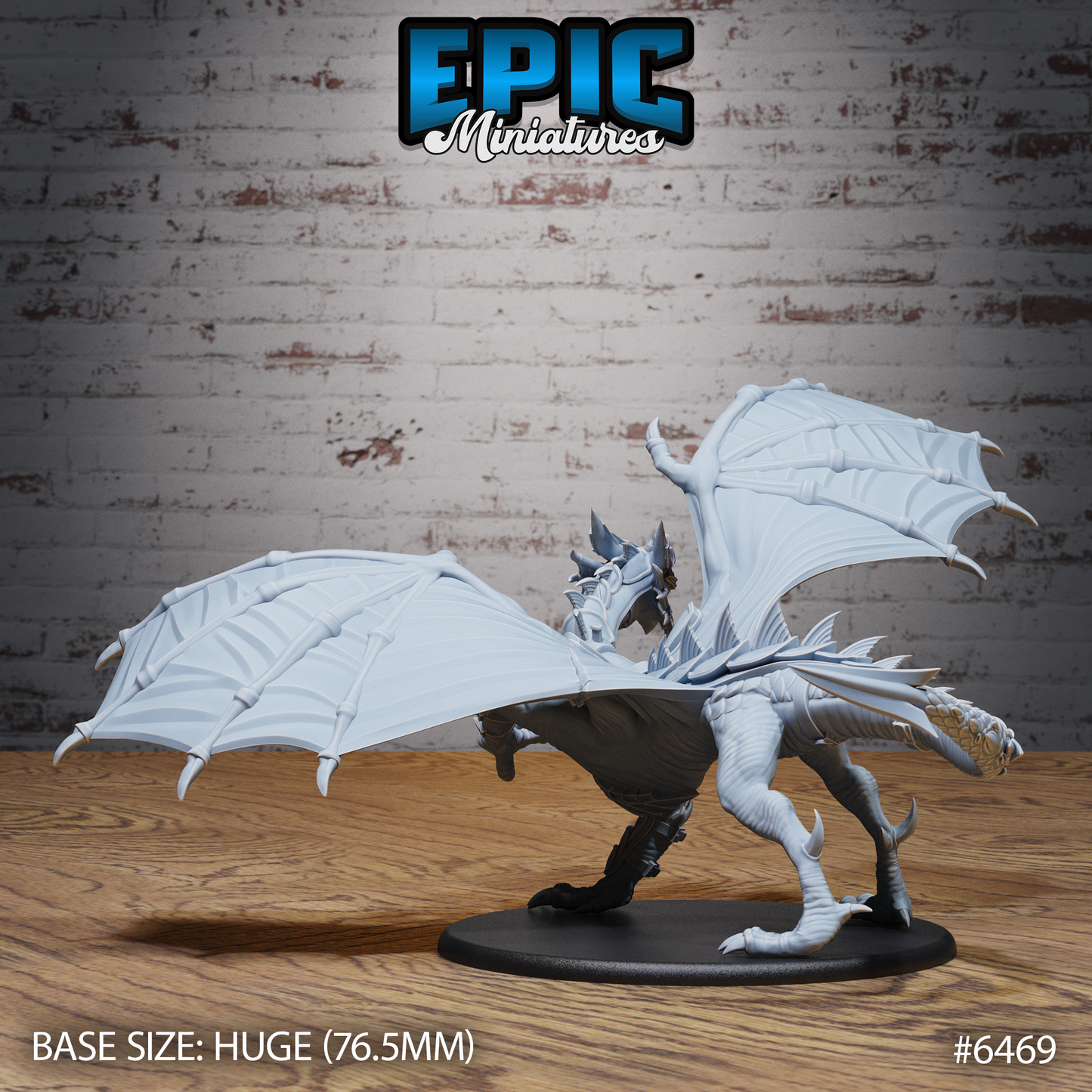 Armoured Dragons, Set 2 (3 Variants Available) - Epic Miniatures