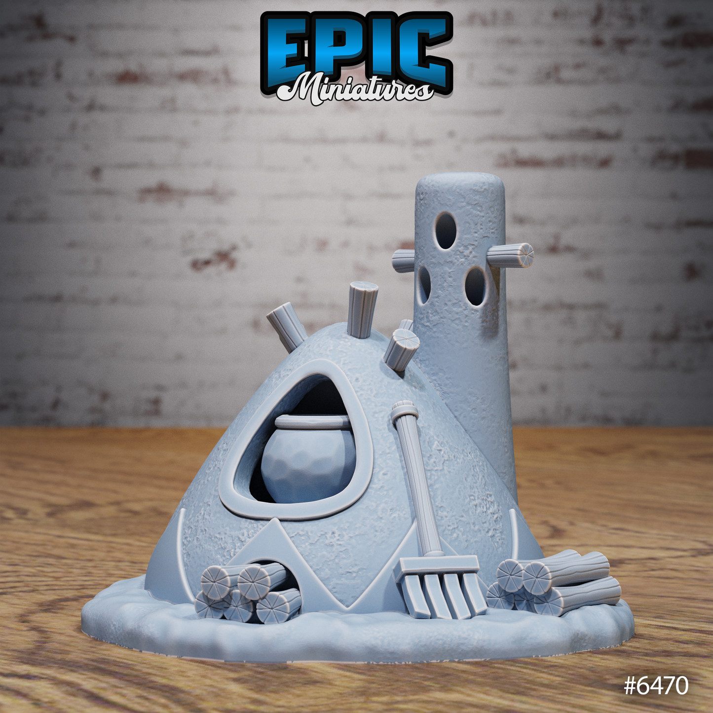 Goblin Camp Scatter Terrain - Campfires, Cooking Bits and Fish Ponds (7 Variants Available) - Epic Miniatures