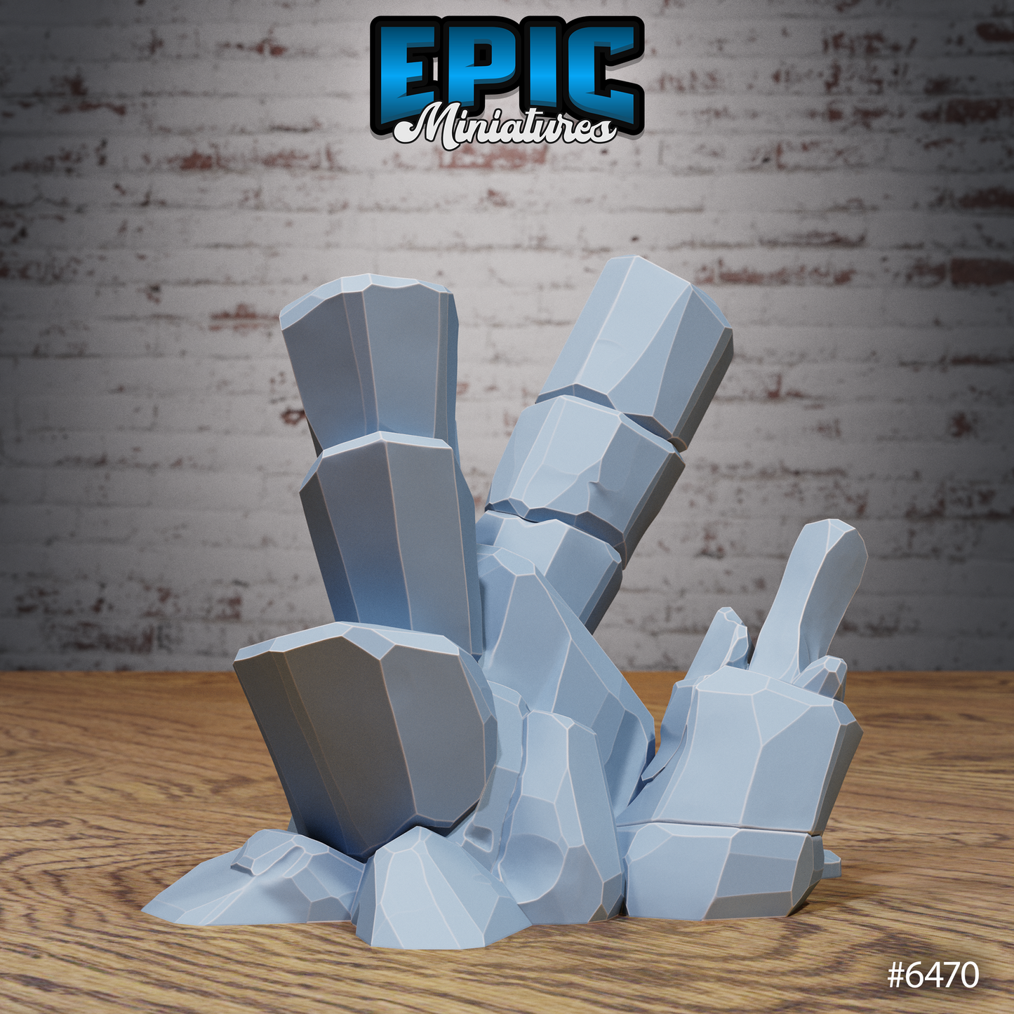 Goblin Camp Scatter Terrain - Totems, Stone Decorations, and Execution Spots (8 Variants Available) - Epic Miniatures
