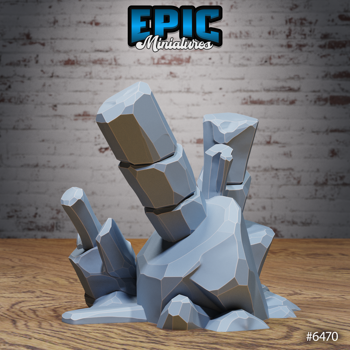 Goblin Camp Scatter Terrain - Totems, Stone Decorations, and Execution Spots (8 Variants Available) - Epic Miniatures