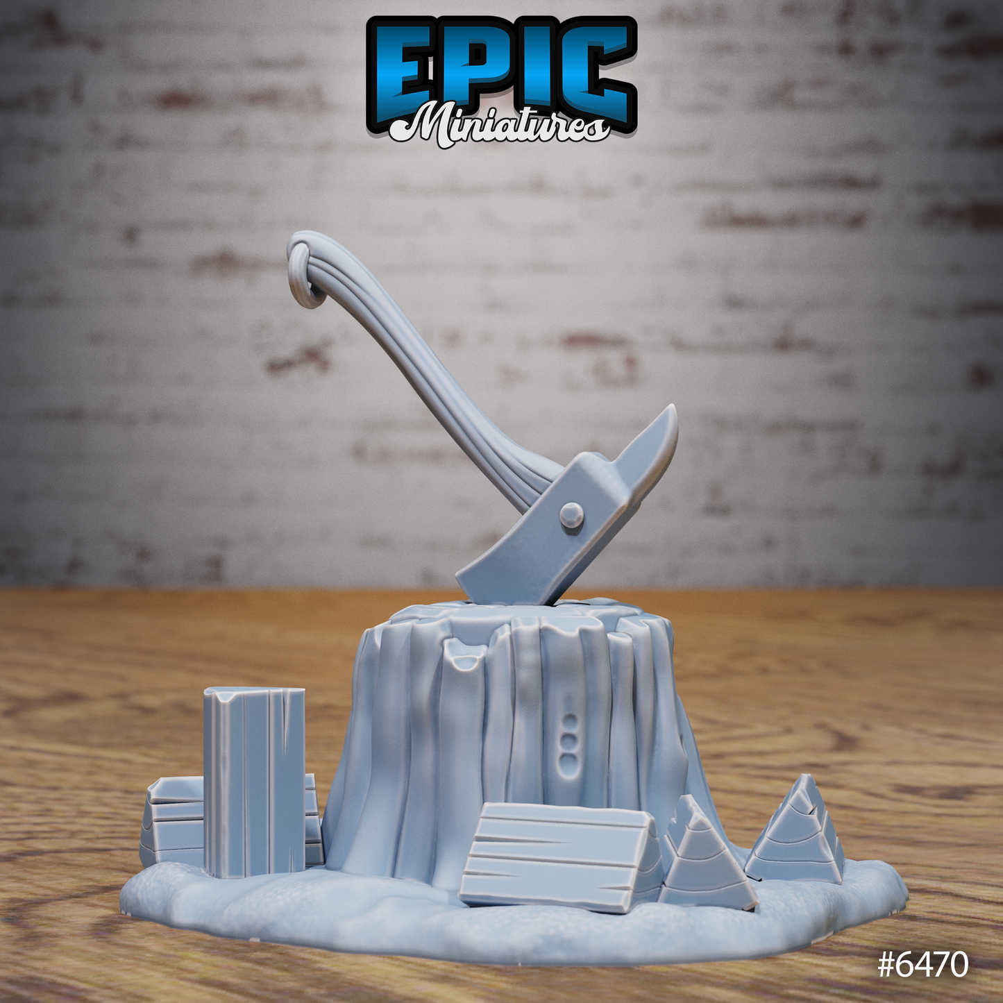 Goblin Camp Scatter Terrain - Totems, Stone Decorations, and Execution Spots (8 Variants Available) - Epic Miniatures