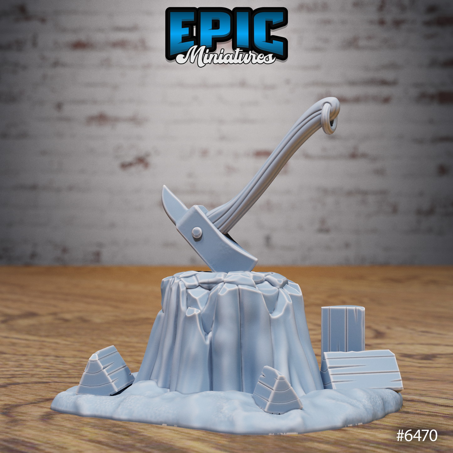 Goblin Camp Scatter Terrain - Totems, Stone Decorations, and Execution Spots (8 Variants Available) - Epic Miniatures