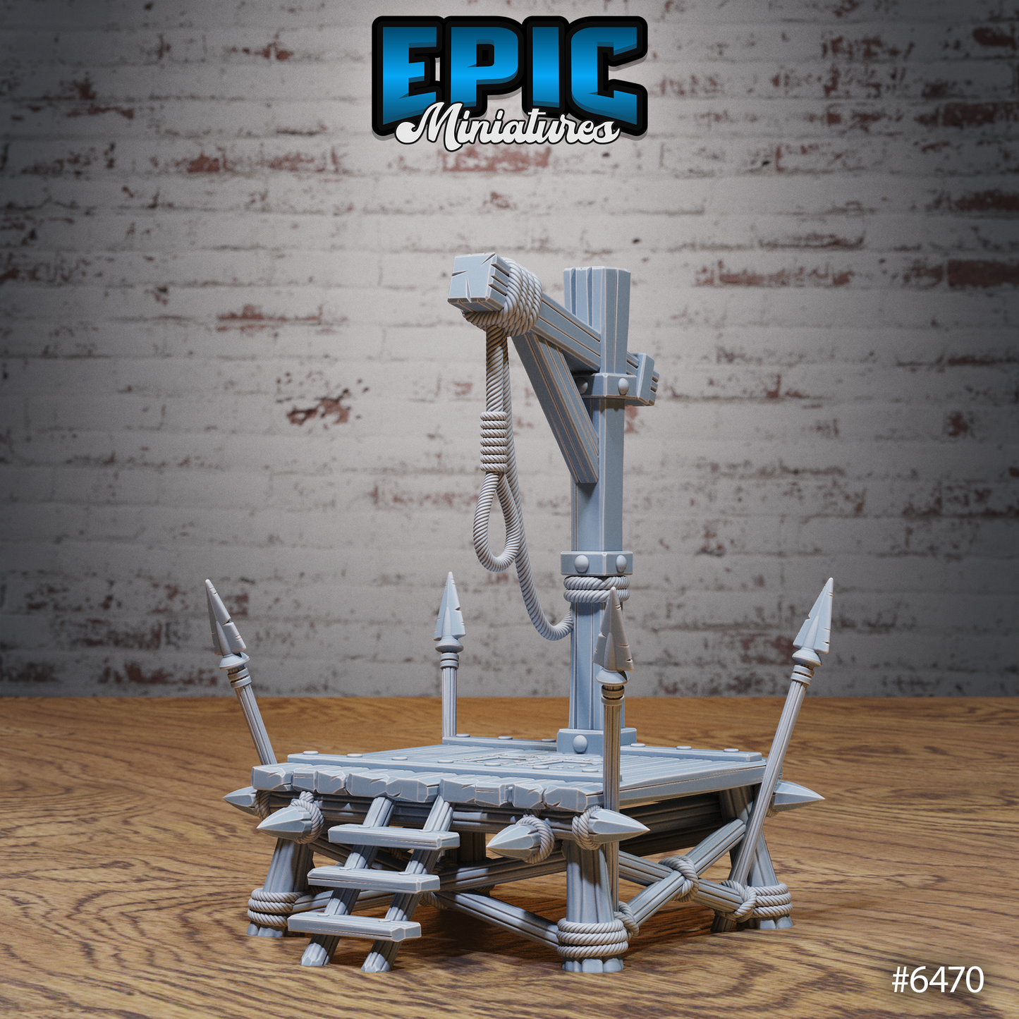 Goblin Camp Scatter Terrain - Totems, Stone Decorations, and Execution Spots (8 Variants Available) - Epic Miniatures