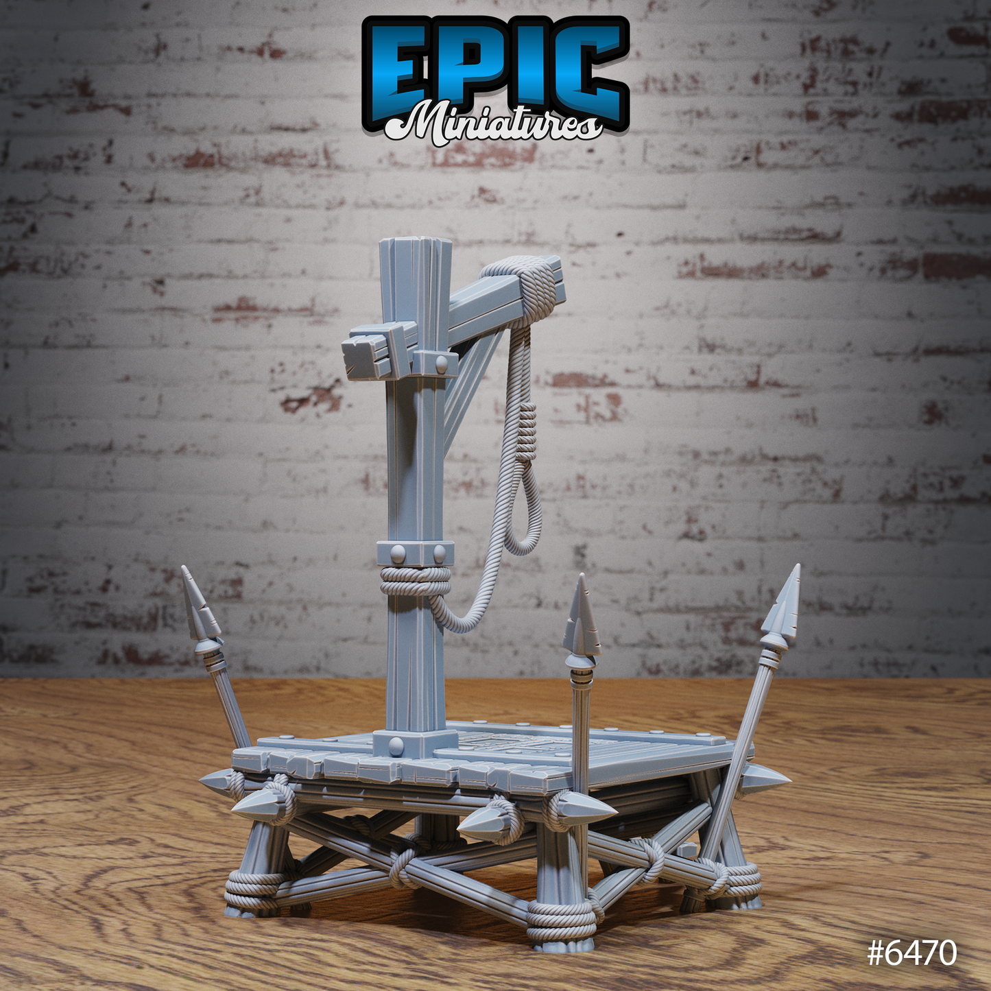 Goblin Camp Scatter Terrain - Totems, Stone Decorations, and Execution Spots (8 Variants Available) - Epic Miniatures