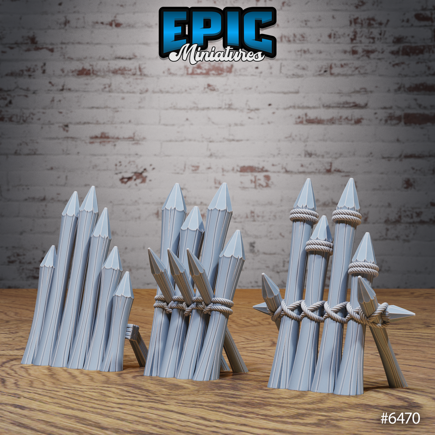 Goblin Camp Scatter Terrain - Barricades (8 Variants Available) - Epic Miniatures