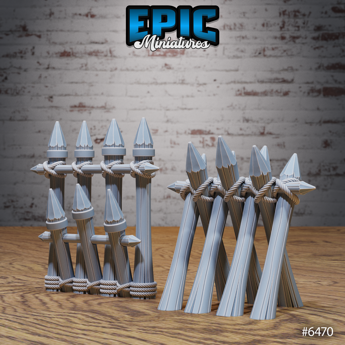 Goblin Camp Scatter Terrain - Barricades (8 Variants Available) - Epic Miniatures