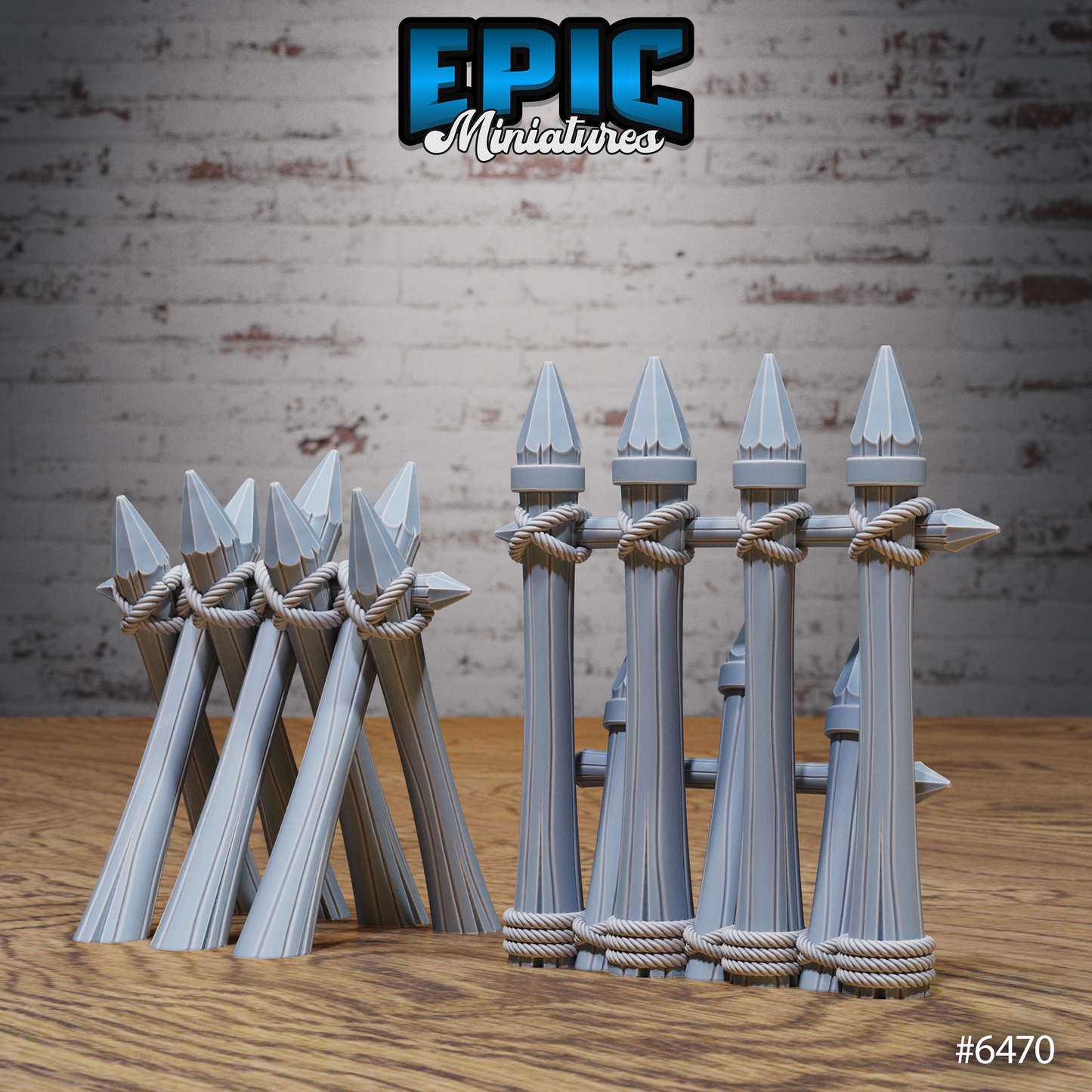 Goblin Camp Scatter Terrain - Barricades (8 Variants Available) - Epic Miniatures
