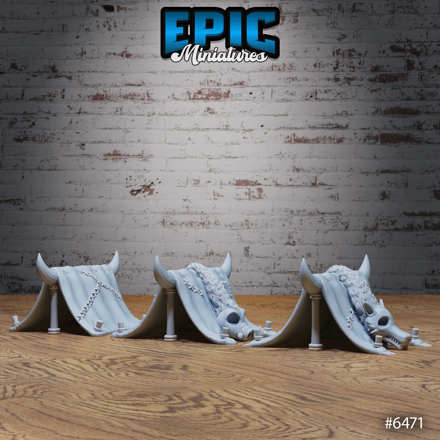Goblin Camp Tents (5 Variants Available) - Epic Miniatures