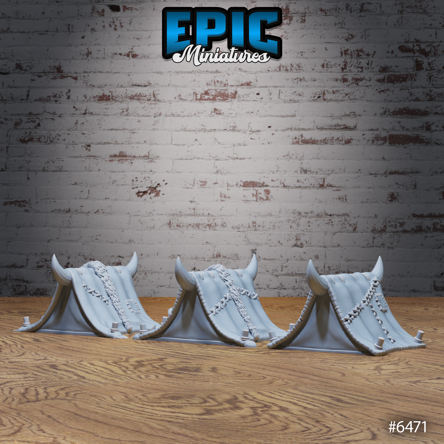 Goblin Camp Tents (5 Variants Available) - Epic Miniatures