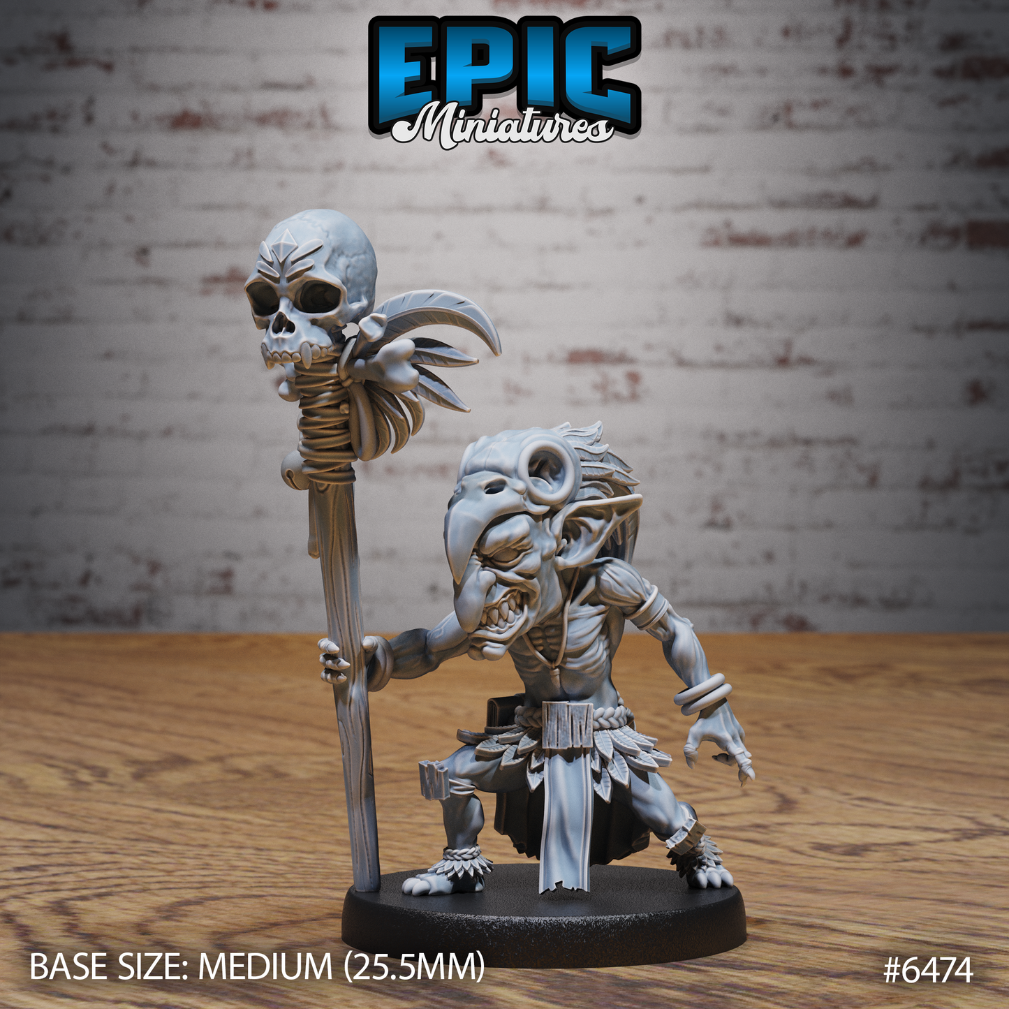Shaman Goblins (4 Variants Available) - Epic Miniatures