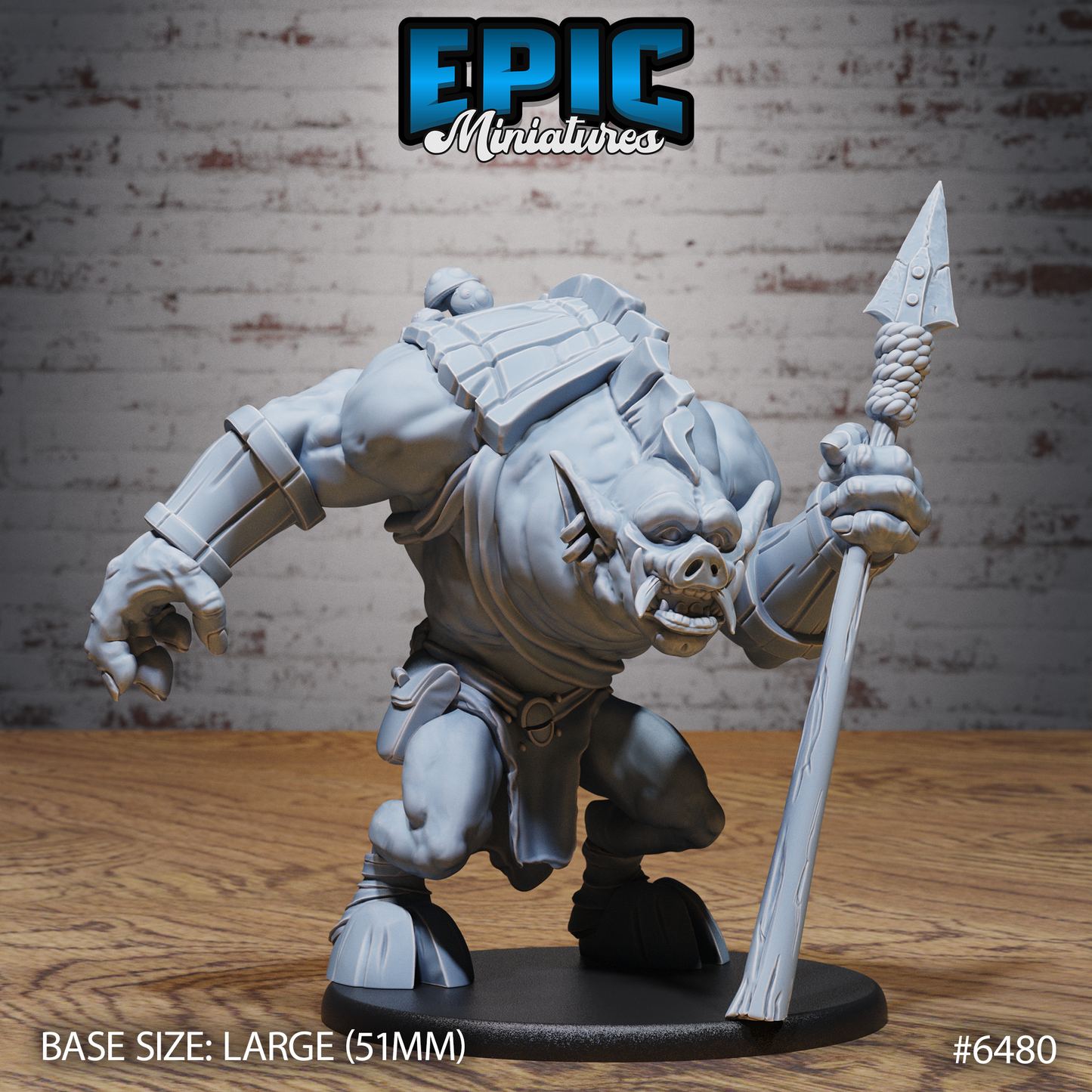 Pig Ogre (3 Variants Available) - Epic Miniatures