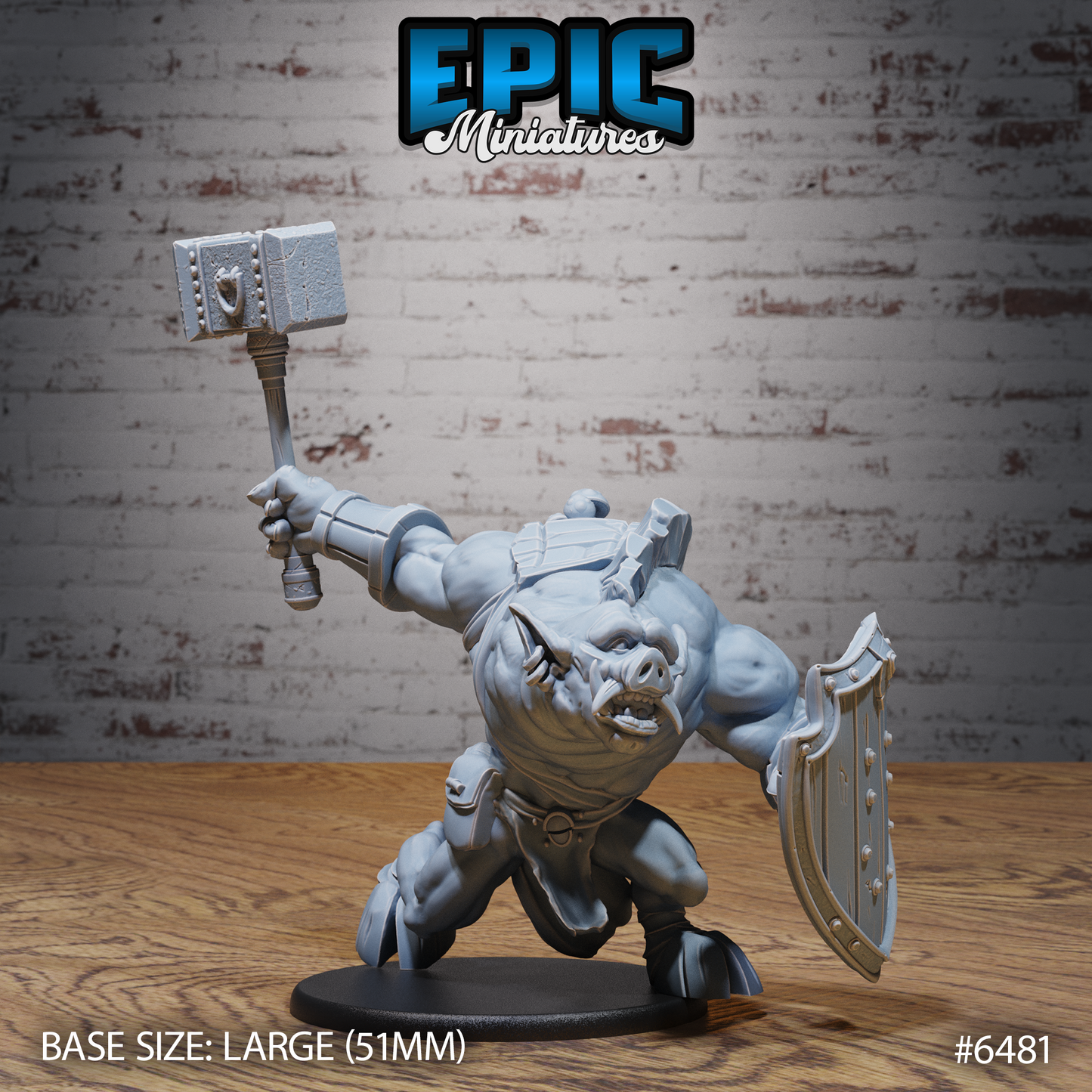 Pig Ogre (3 Variants Available) - Epic Miniatures