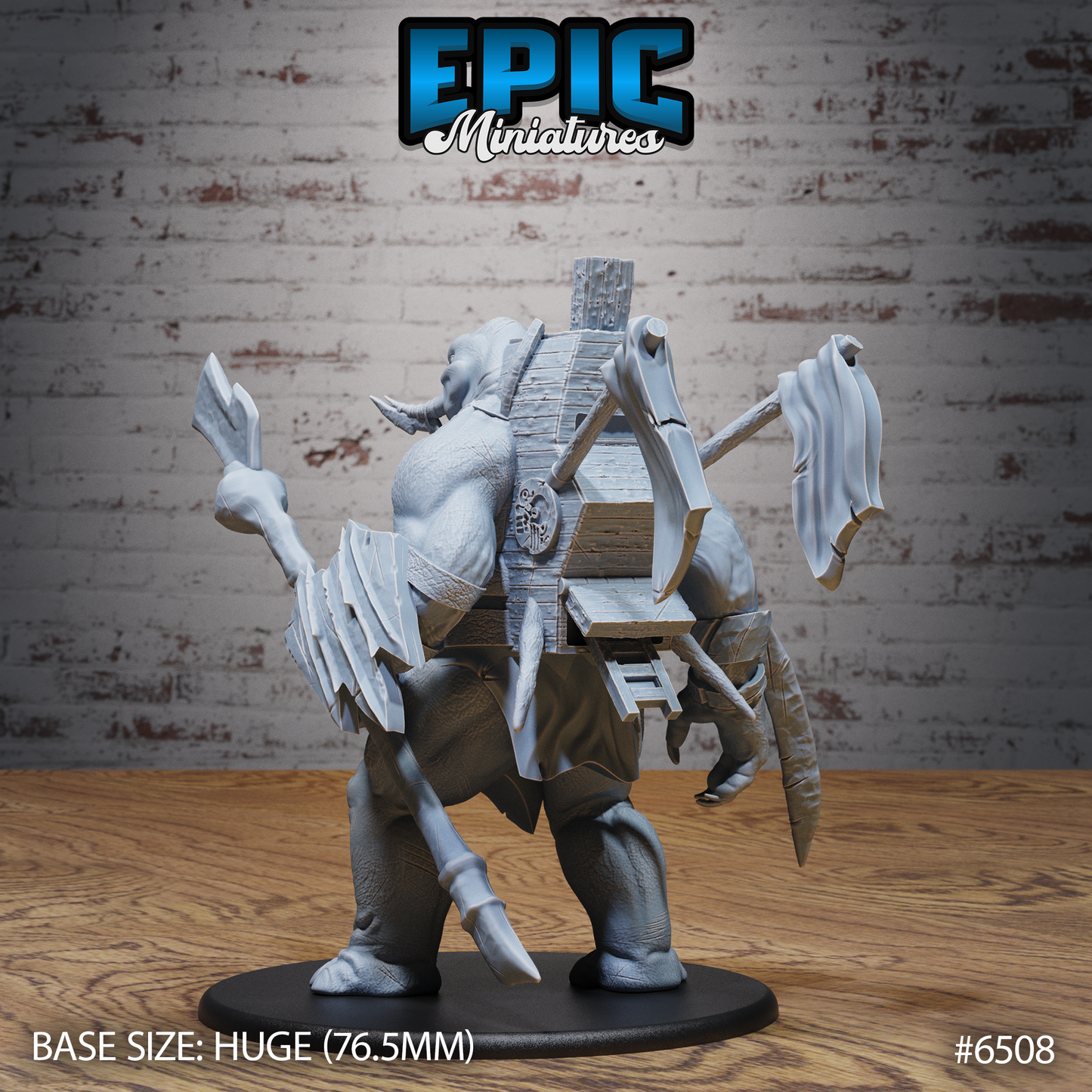Tamed Troll (3 Variants Available) - Epic Miniatures