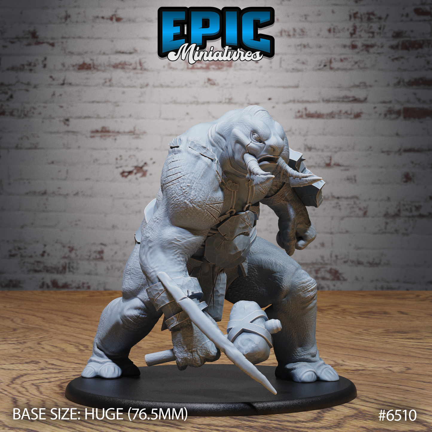 Tamed Troll (3 Variants Available) - Epic Miniatures