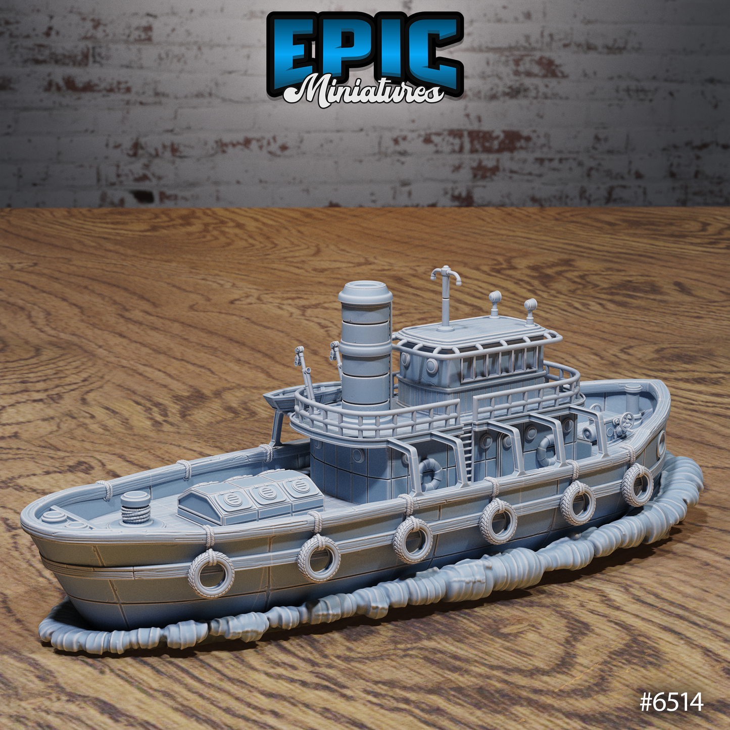 Steam Tug Boat - Epic Miniatures