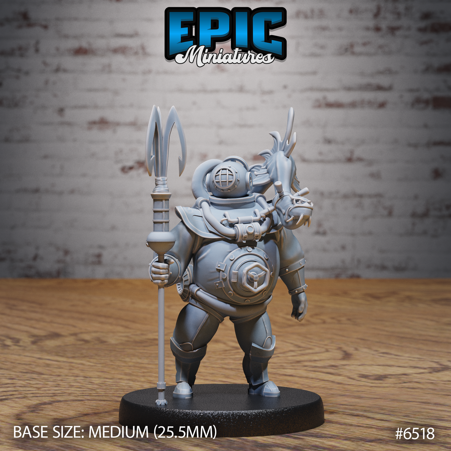 Deep Sea Diver (3 Variants Available) - Epic Miniatures