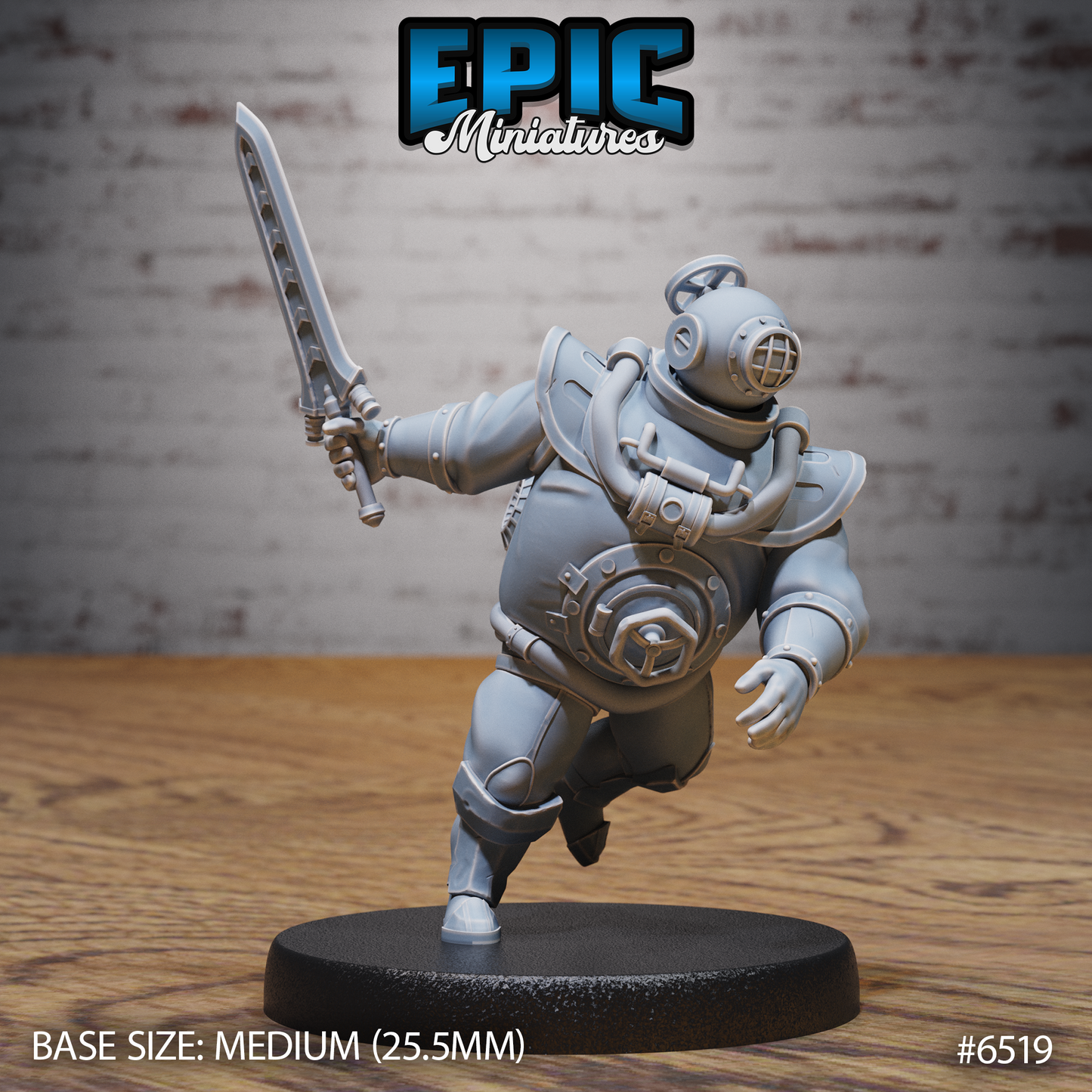 Deep Sea Diver (3 Variants Available) - Epic Miniatures