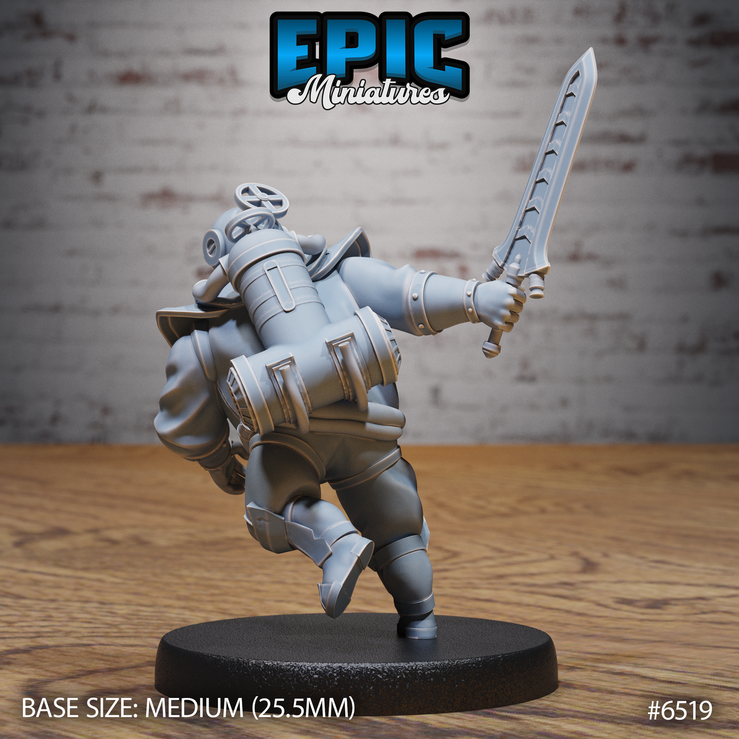 Deep Sea Diver (3 Variants Available) - Epic Miniatures