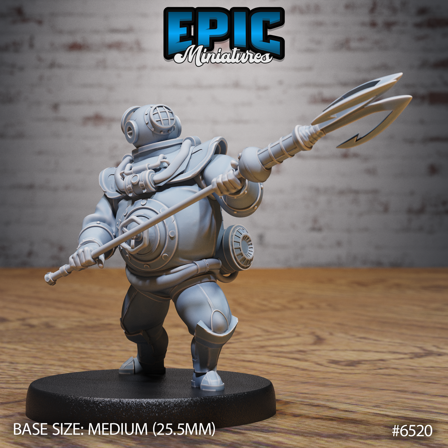 Deep Sea Diver (3 Variants Available) - Epic Miniatures