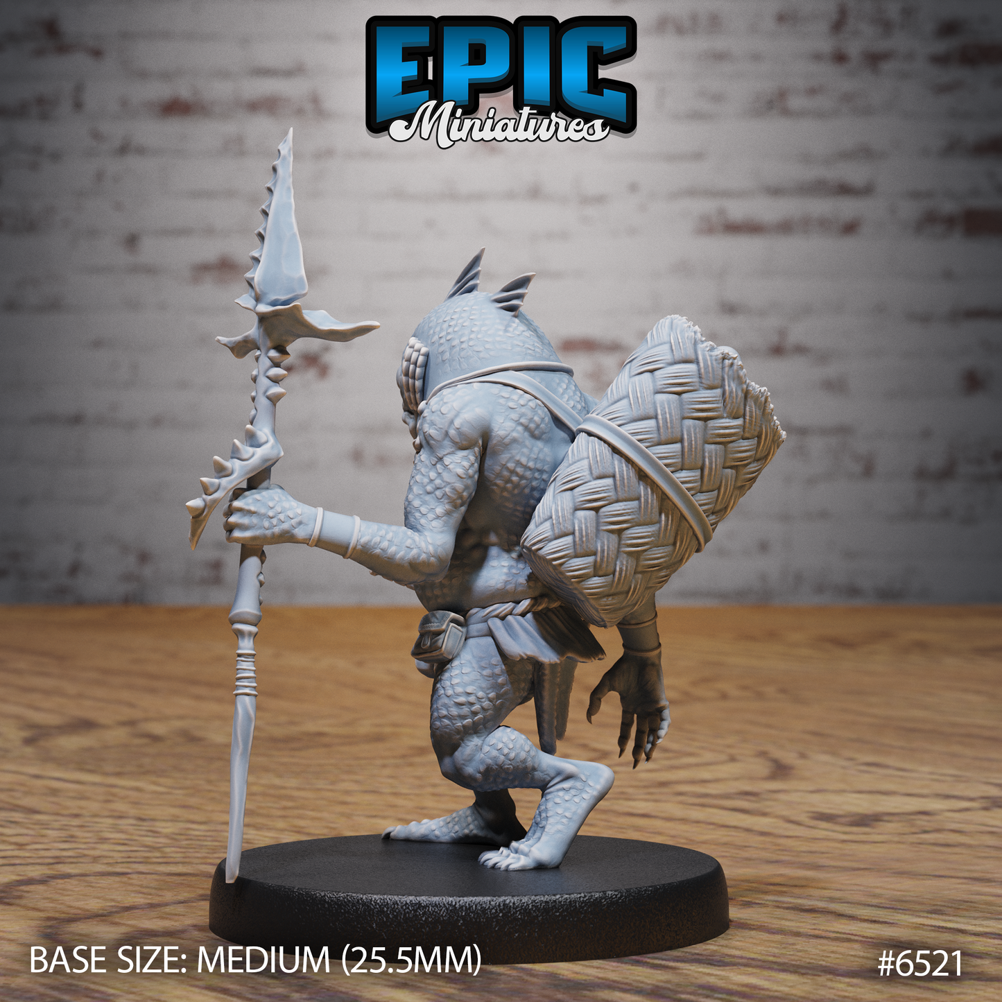 Fish Folk Warrior, Set 2 (3 Variants Available) - Epic Miniatures