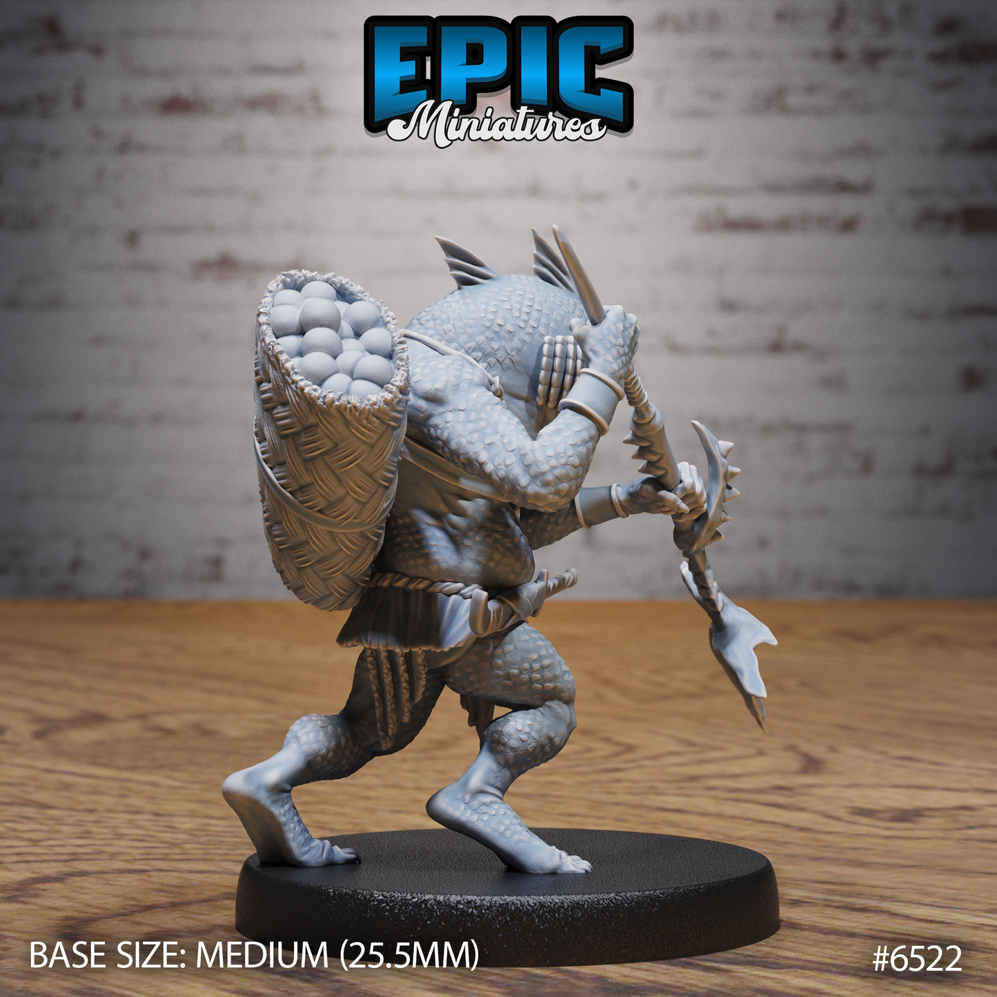 Fish Folk Warrior, Set 2 (3 Variants Available) - Epic Miniatures