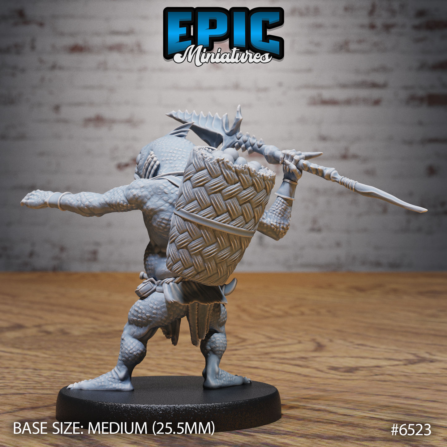 Fish Folk Warrior, Set 2 (3 Variants Available) - Epic Miniatures