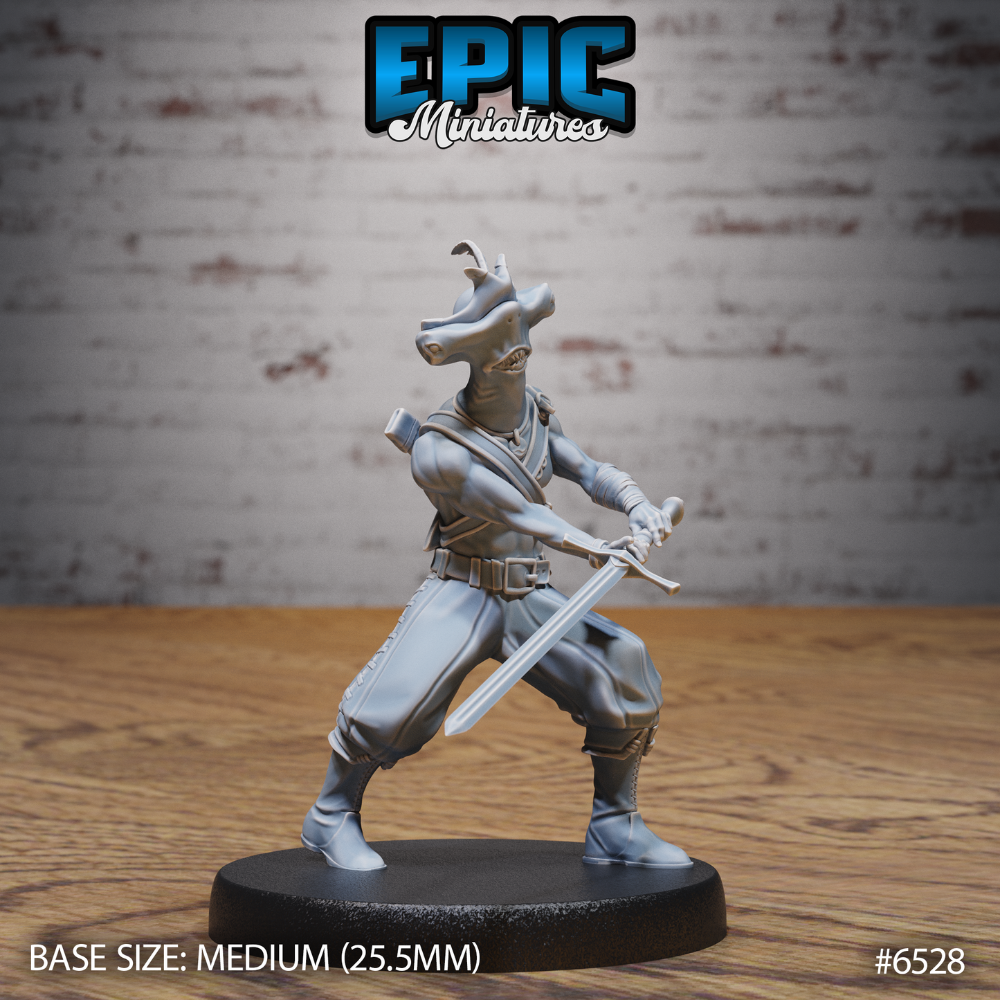 Hammer Fish Pirate (3 Variants Available) - Epic Miniatures