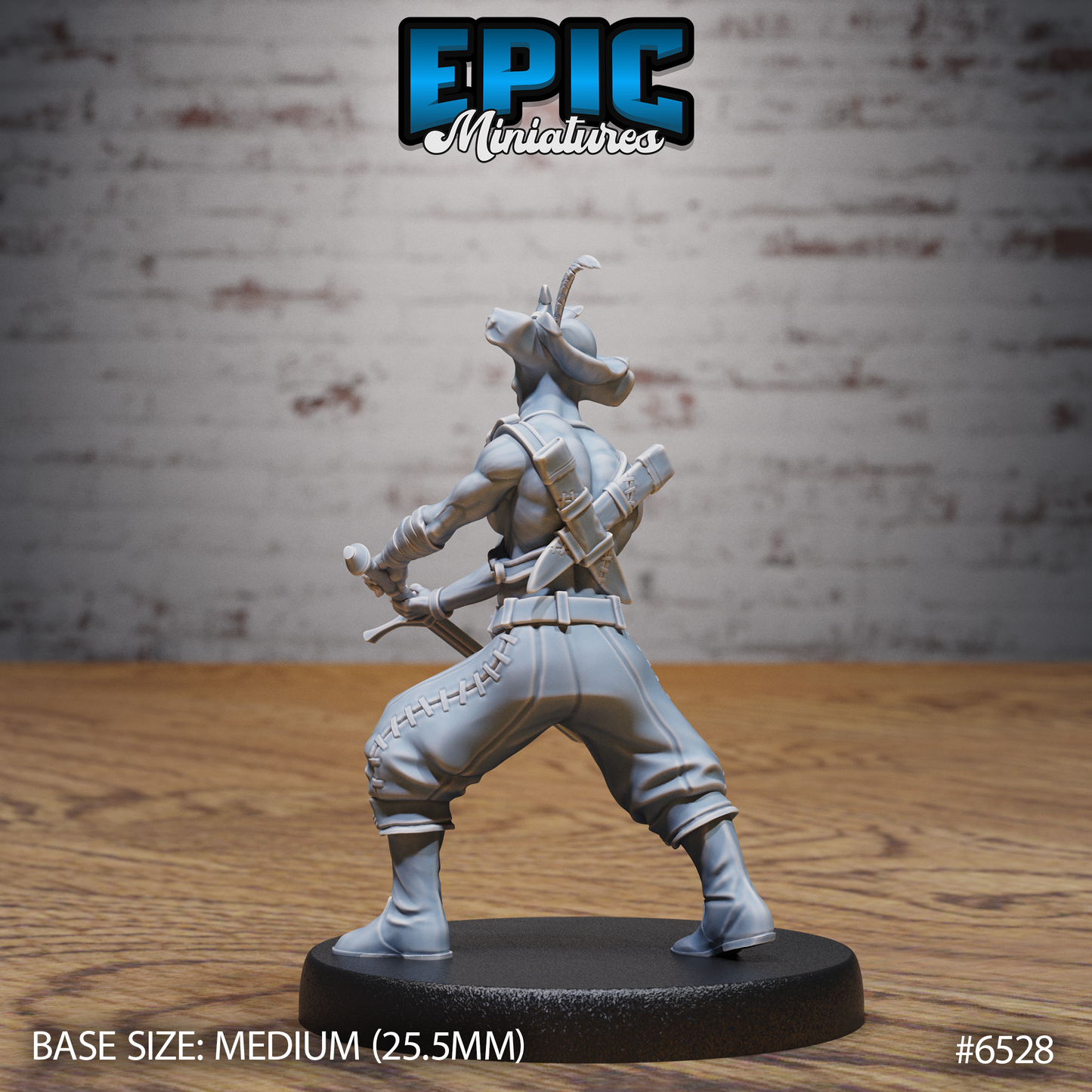 Hammer Fish Pirate (3 Variants Available) - Epic Miniatures