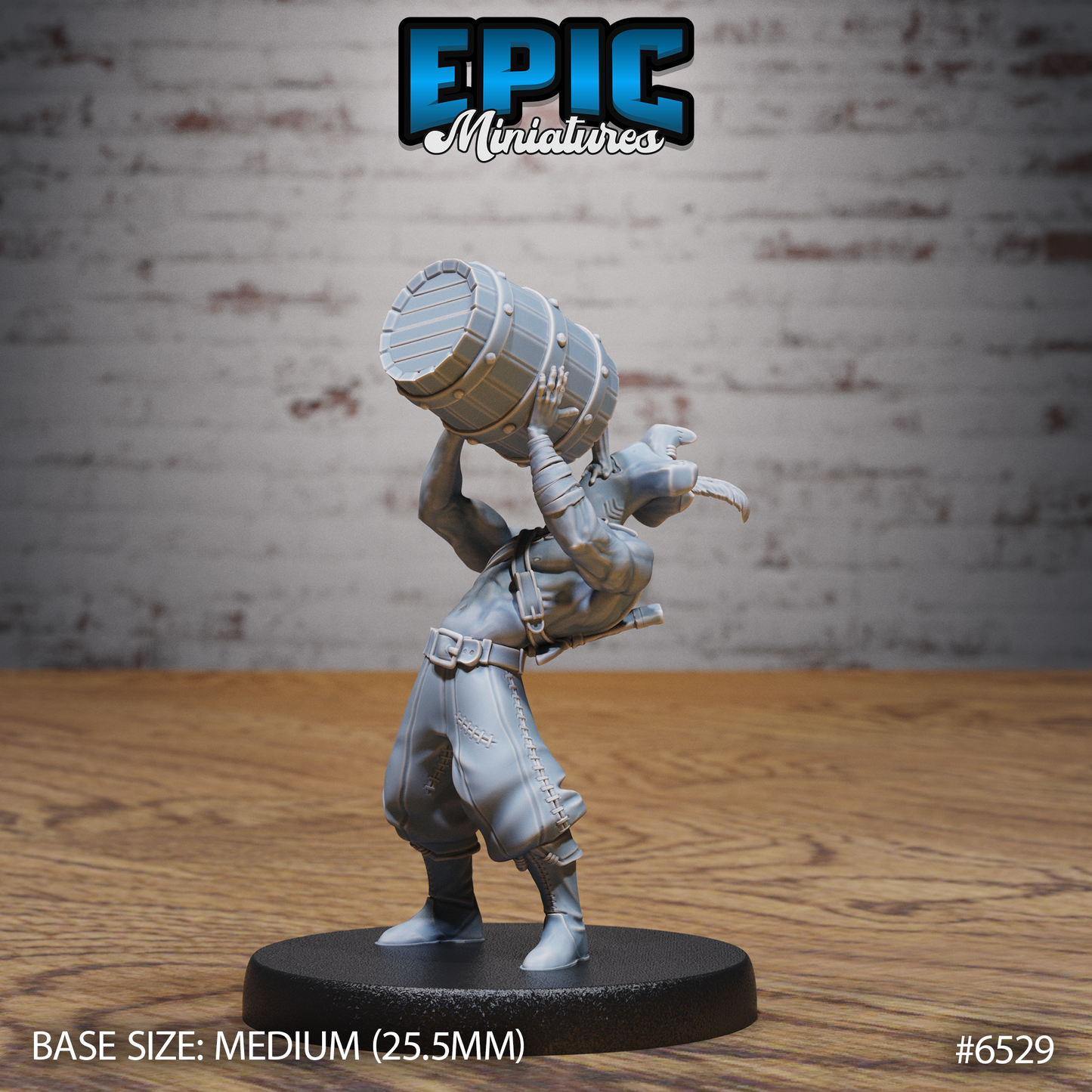 Hammer Fish Pirate (3 Variants Available) - Epic Miniatures