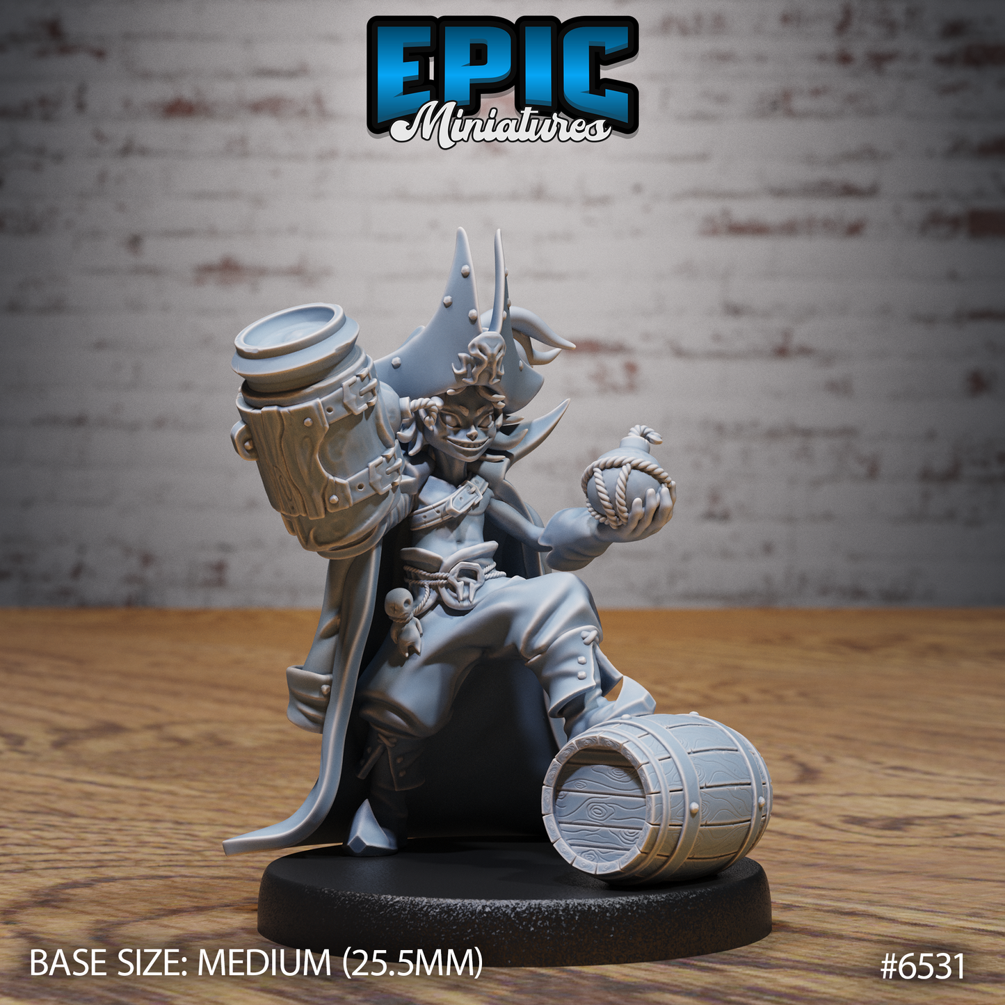 Pirate Crew, Set 1 (5 Variants Available) - Epic Miniatures