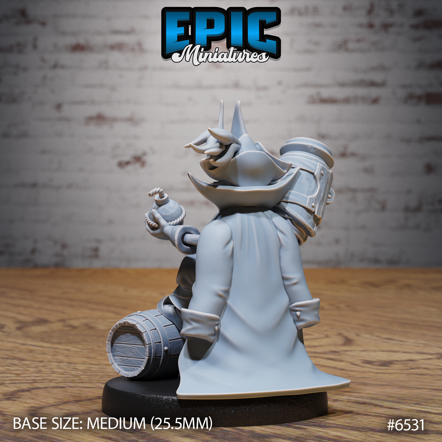 Pirate Crew, Set 1 (5 Variants Available) - Epic Miniatures