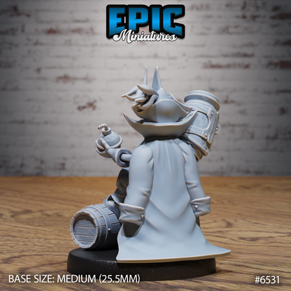 Pirate Crew, Set 1 (5 Variants Available) - Epic Miniatures