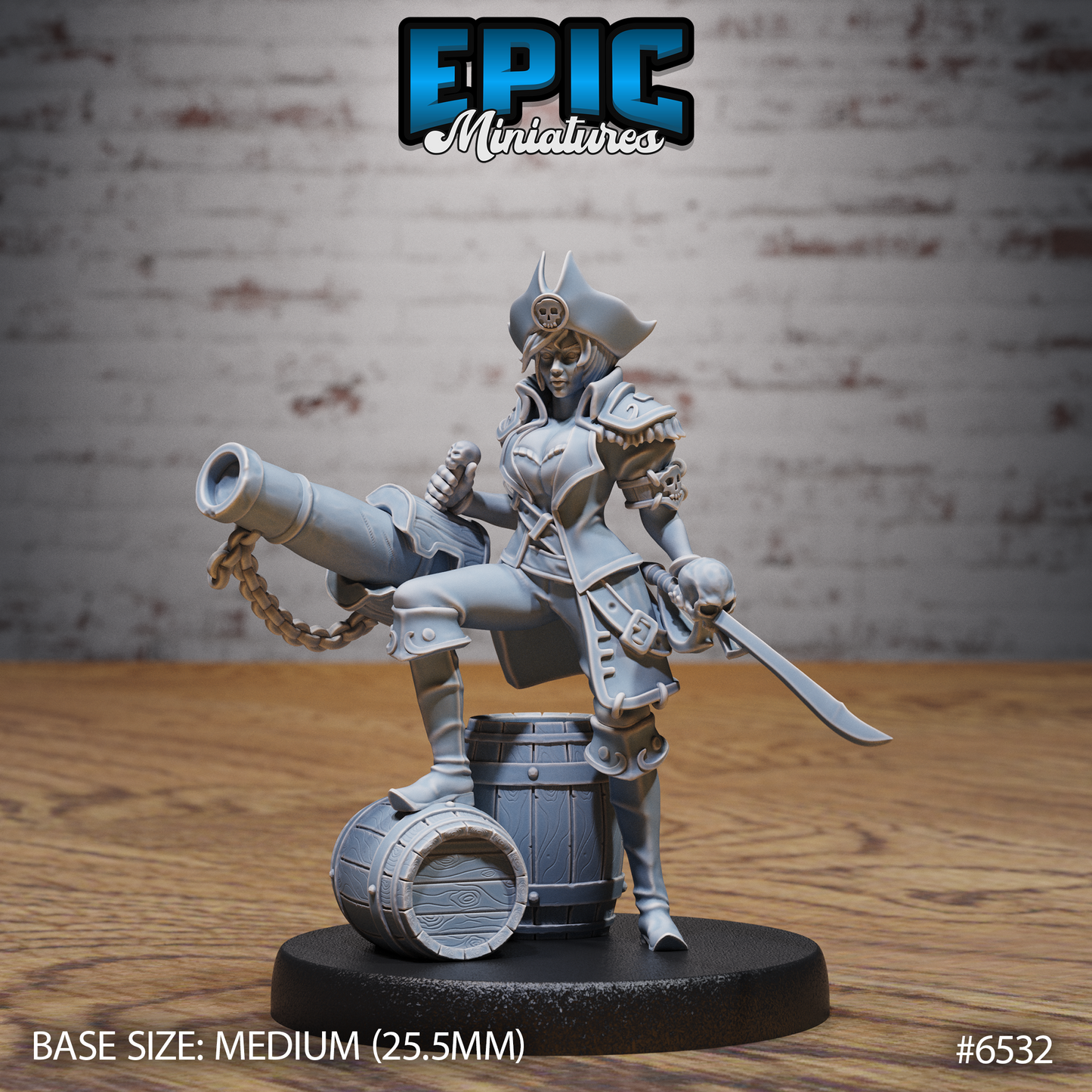Pirate Crew, Set 1 (5 Variants Available) - Epic Miniatures