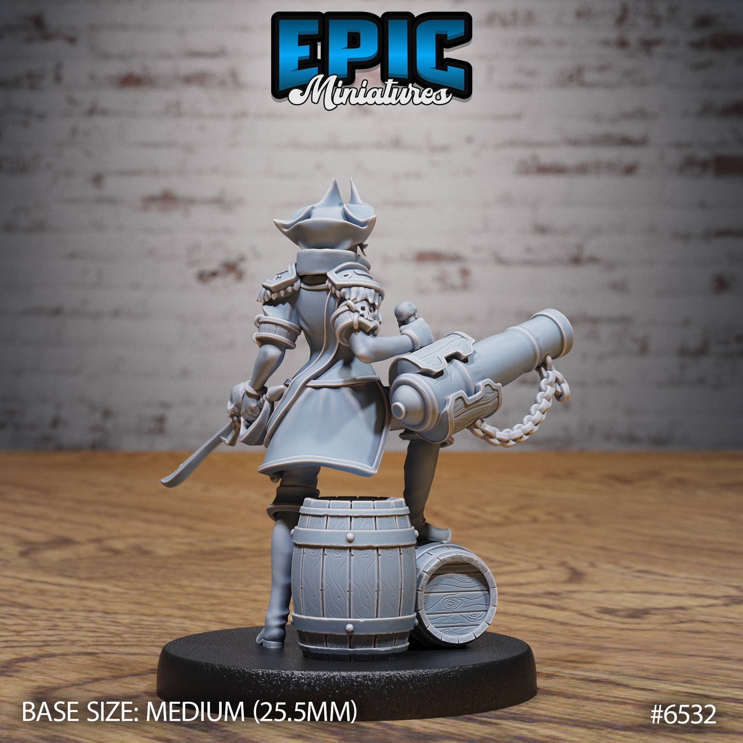 Pirate Crew, Set 1 (5 Variants Available) - Epic Miniatures