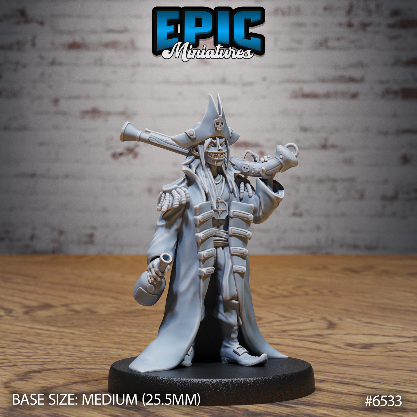 Pirate Crew, Set 1 (5 Variants Available) - Epic Miniatures