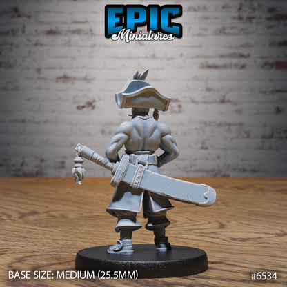 Pirate Crew, Set 1 (5 Variants Available) - Epic Miniatures
