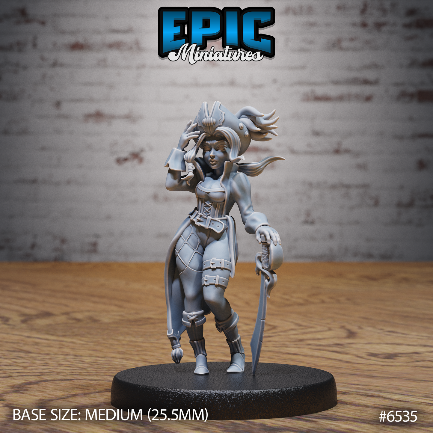 Pirate Crew, Set 2 (5 Variants Available) - Epic Miniatures