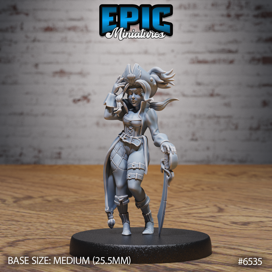 Pirate Crew, Set 2 (5 Variants Available) - Epic Miniatures