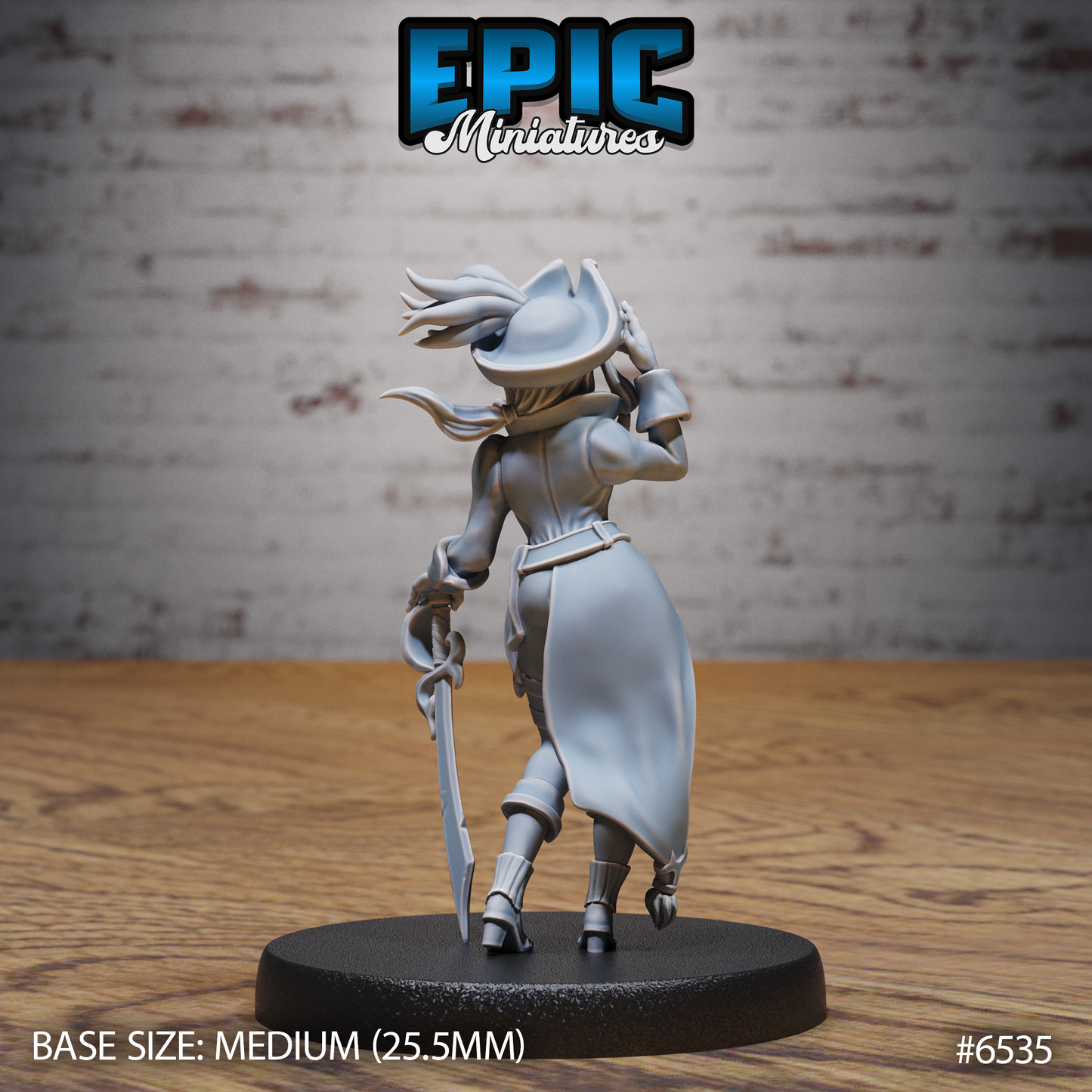 Pirate Crew, Set 2 (5 Variants Available) - Epic Miniatures
