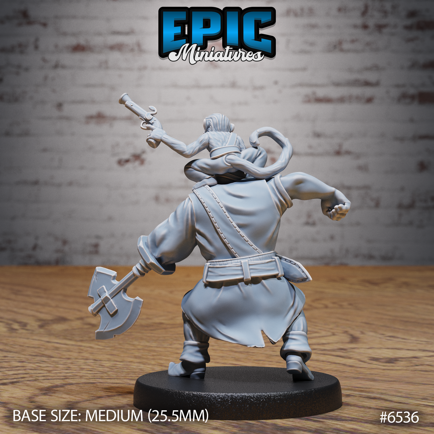 Pirate Crew, Set 2 (5 Variants Available) - Epic Miniatures