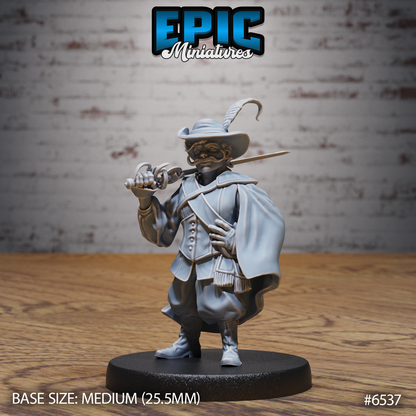 Pirate Crew, Set 2 (5 Variants Available) - Epic Miniatures