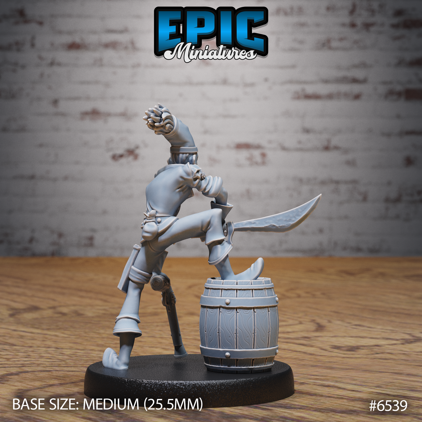 Pirate Crew, Set 2 (5 Variants Available) - Epic Miniatures