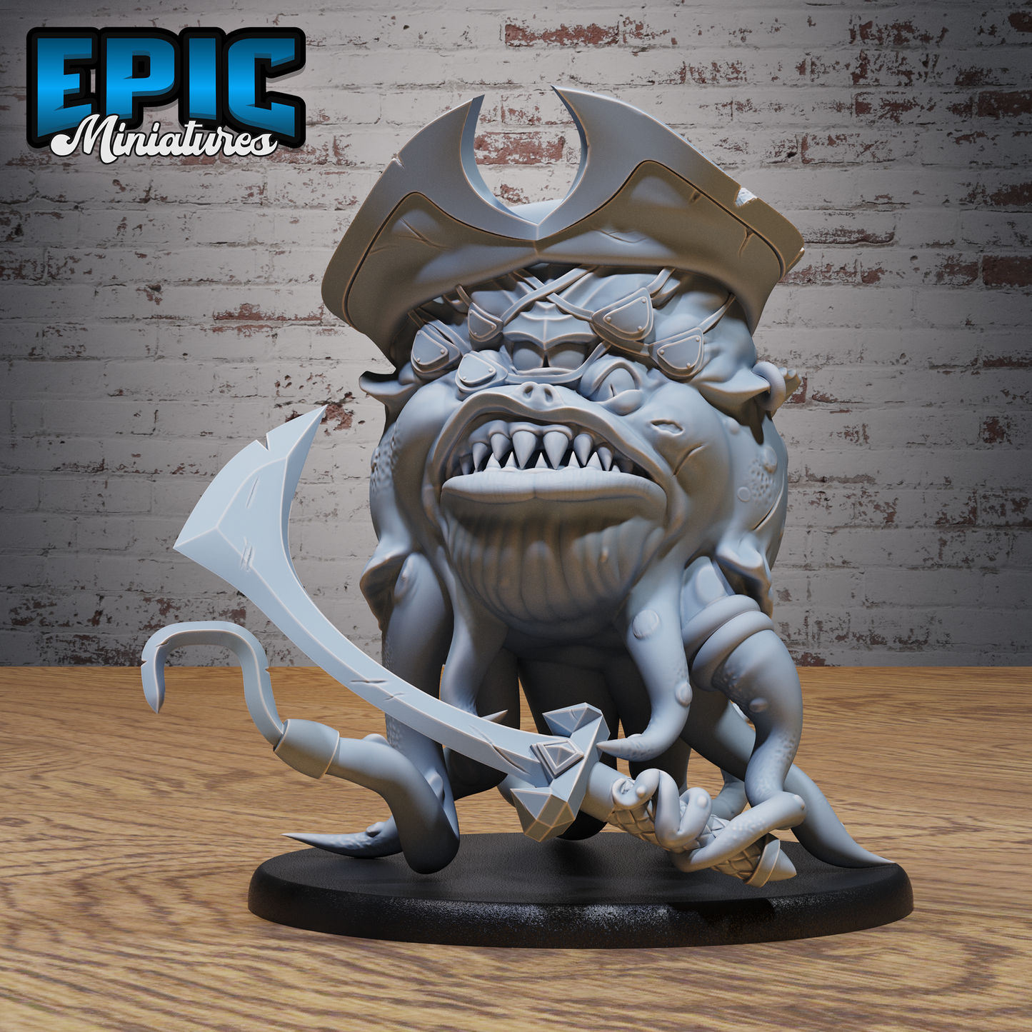 Sea Tyrant Pirate, Nautical Eye Monster - Epic Miniatures